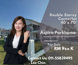 Aspira parkhome brand new double storey corner unit for sale