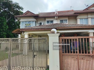 Klang Bukit Tinggi 2 sty end lot terrace house for sale.
