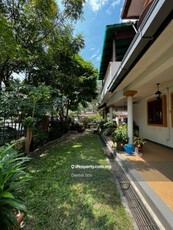 Nice corner house with huge side land garden and wide road facing
