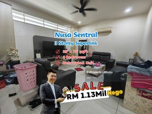 Nusa Sentral 3 Storey Superlink