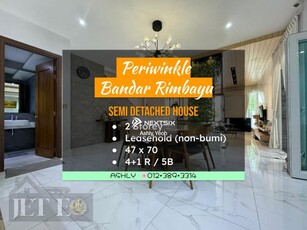 Periwinkle Bandar Rimbayu Klang 2 Storey Semi D House