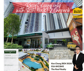 Resort style condo with completed facility 13 km from kk city 1st Home