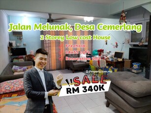 Taman Desa Cemerlang Double Storey Low Cost House