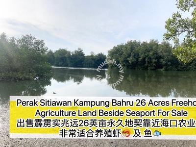 Sitiawan Kampung Bahru 26 Acres Freehold Agriculture Land For Sale