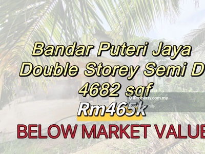 Below Market Value @Bandar Puteri Jaya 2 Storey Semi D Corner Lot