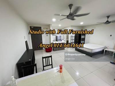 Studio unit with Full Furnish include ,Kindly contact for viewing