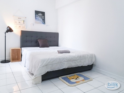 1.5 Months Deposit only Medium Queen Bedroom at D' Aman Crimson@ Ara Damansara