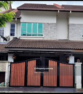Bandar Nusaputra puchong 2 storey terraced house gated guared