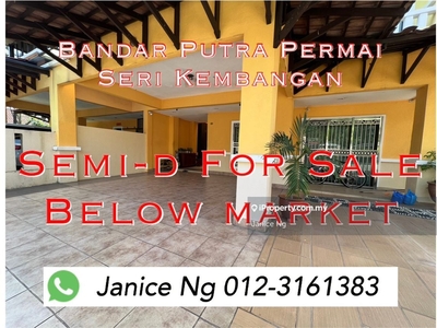 Bandar Putra Permai semi-detached for sale
