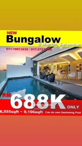 Bungalow Seremban New Project Single Storey Banglo S2