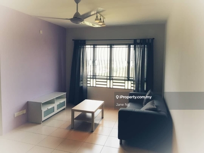 Cheaper Rent Furnished 3 room Suria Hijau Apartment Batu Kawan Ikea
