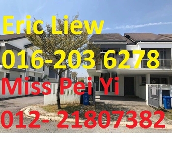 END LOT Double Storey Terrace House 24 ft x 80ft (plus 6ft vacant land ) @ Aquina TTDI Alam Impian,