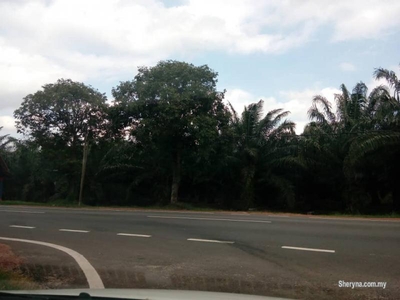 Facing Main road land for sale at rawang , muar