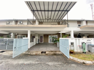 Facing Open Fully Extended 2 Storey Terrace House Albury 2 Tasik Senangin Mahkota Hills For Sale