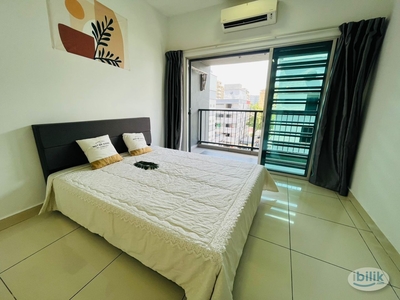 High Rise Haven: Your Balcony Room Awaits near 2 train station to TRX, Jalan Imbi, Bukit Bintang