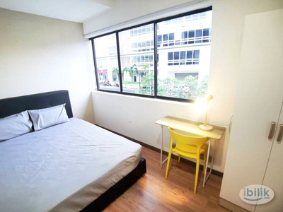 Live Right in Front of MRT Kentonmen Co-living Hotel Room with Private Bathroom @ Jalan Ipoh, KL City Centre