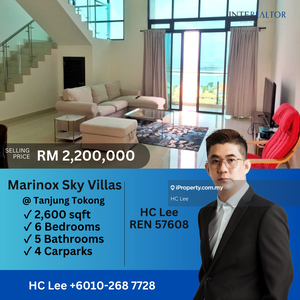 Marinox Sky Villas Tanjung Tokong Duplex Unit 4 Carpark For Sale