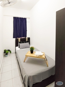 [NEAR MRT Station] Budget Single Room with Fan for Rent at Pelangi Damansara, Bandar Utama