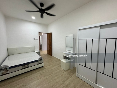 Taman sri rambai new renovation fully furnish room rent