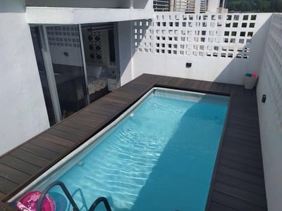 with PRIVATE SWIMMING POOL 3 Storey Link House Alam Suria Shah Alam