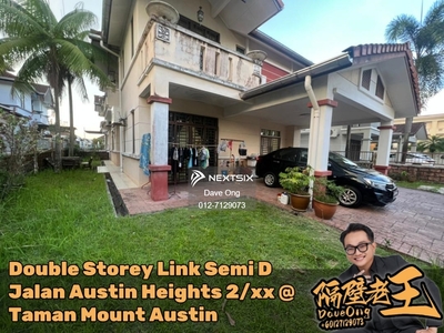 Jalan Austin Heights 2/xx @ Taman Mount Austin Double Storey Link Semi D