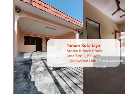 Kota Jaya, 1 Storey Terrace, Renovated Unit