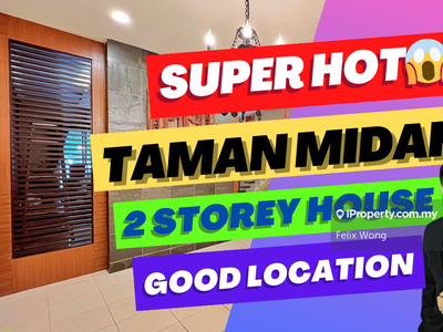 Super Cheap, 2 Storey House For Rent @ Taman Midah, Cheras KL