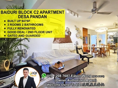 Apartment For Sale at Baiduri Apartment