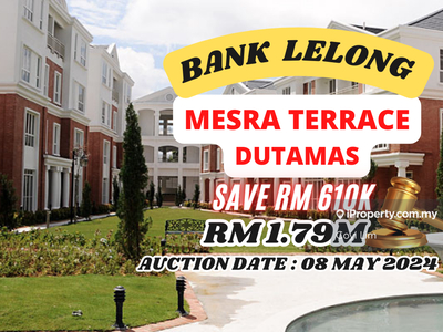 Bank Auction Save Rm 610k @ Mesra Terrace, Dutamas