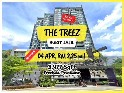 Bank Auction Save Rm250k The Treez Penthouse Unit @ Bukit Jalil