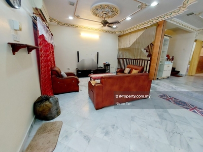 Bercham Ipoh 2 Storey Terrace House Fully Furnished Facing North