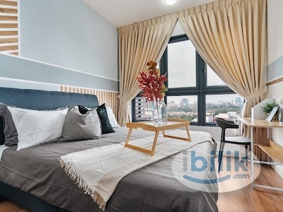 Exclusive Fully Furnished Premium Room with Private Bathroom, Walking Distance LRT MRT