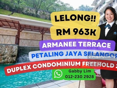 Lelong Super Cheap Duplex Condominium @ Armanee Terrace PJ Selangor