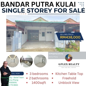 Refurbish Single Storey Unir for Sell @ Bandar Putra Kulai