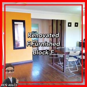 Renovated / Furnished / Block F / Non Bumi