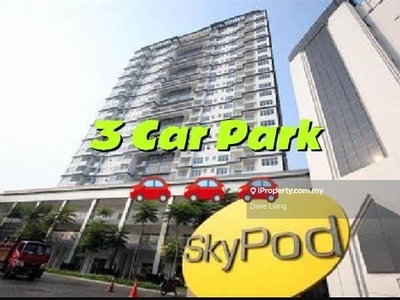Skypod Residence Tower 1 High Floor (3 car Park)