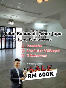Taman Johor Jaya Double Storey Terrace House