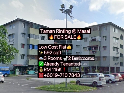 Taman Rinting @ Masai Low Cost Flat For Sale