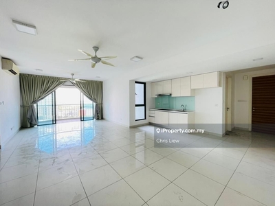 Teega Residences middle floor partly furnished unit with nice view