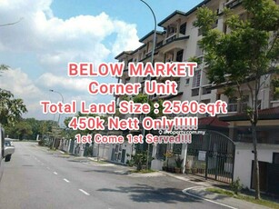 Below Market Taman Lagenda Mas Corner Lot Townhouse For Sale