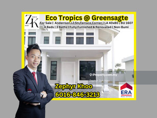 Eco Tropics @ Greensgate Anderson Terrace House Corner Lot For Sale