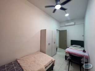 Fully Furnished Medium Double Single Bedroom @ Youth City Nilai
