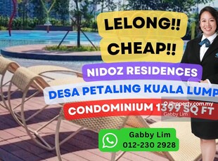 Lelong Super Cheap Condominium @ Nidoz Desa Petaling Kuala Lumpur