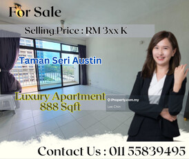Seri austin residence luxury apartment mid floor pool view for sale