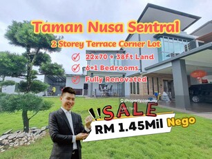 Taman Nusa Sentral Double Storey Terrace House Corner Lot