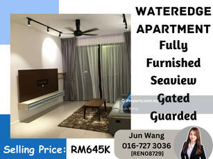 Wateredge Apartment, Fully Furnished, Renovated, Gated Guard, Seaview
