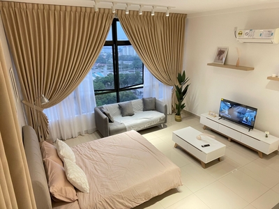 Twin Tower Bukit Chahar Studio 1 Bathroom Fully Furnished for Rent