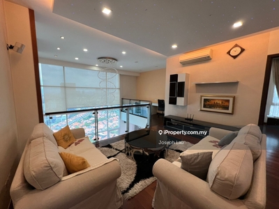 Luxury Furnished ID, Duplex High Floor Corner Unit, KLCC view