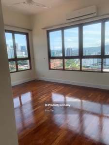 Open view , high floor , newly repainted and varnished flooring