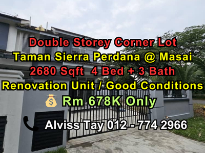 Taman Sierra Perdana / Double Storey Corner Lot